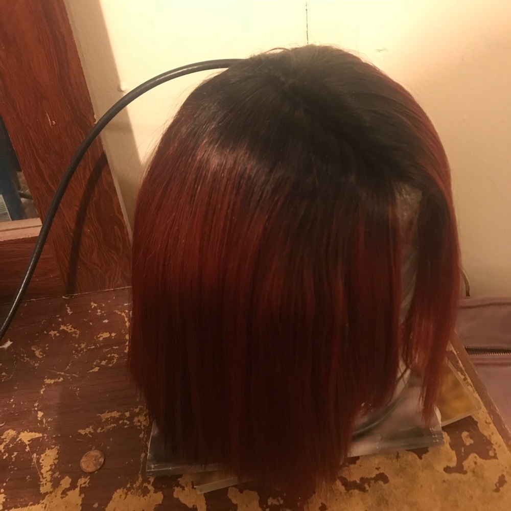 Red brazilian wig